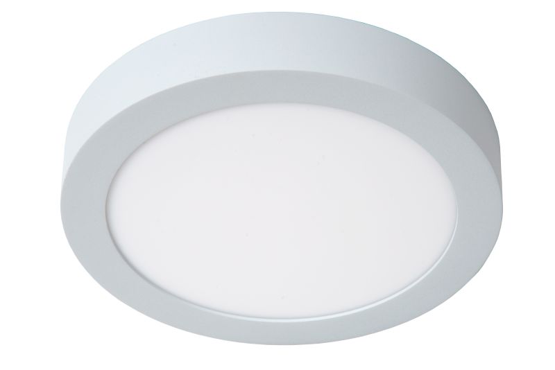 Lucide BRICE-LED - Zapustené stropné svietidlo Kúpeľňa - Ø 24 cm - LED Rozm. - 1x15W 3000K - IP44 - Biela
